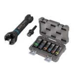 Juego de Llaves de Impacto Klein Tools 660KIT1 1/2 Pulgada 8 Piezas con Dado de Impacto 5 en 1