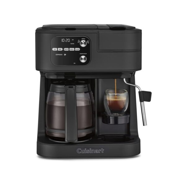 Cuisinart Coffee Center Barista Bar - Cafetera 4 en 1, compatible con cápsulas de una sola porción, cafetera, tres tamañ