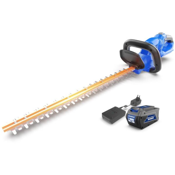 Cortasetos Inalámbrico Wild Badger Power WB40VHT24 40V 24 Pulgadas Batería 2.0Ah y Cargador Incluidos Color Azul