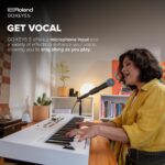 Roland GO:KEYS 5 Teclado para Creación Musical | Teclado de 61 Notas | Altavoces Estéreo Integrados | Entrada de Micrófo