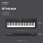 Roland GO:KEYS 5 Teclado para Creación Musical | Teclado de 61 Notas | Altavoces Estéreo Integrados | Entrada de Micrófo
