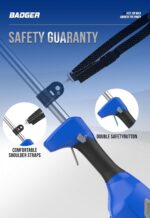 Sierra de Poste Inalámbrica WILD BADGER POWER PSA40US 40V 8 Pulgadas con Eje de Extensión de Aluminio y Batería 2.0Ah