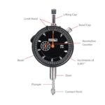 Calibrador de Dial Fowler 52-008-712-0 Rango 0-12 Pulgadas Precisión 0.002 Pulgadas con Indicador de Esfera Fowler 52-52