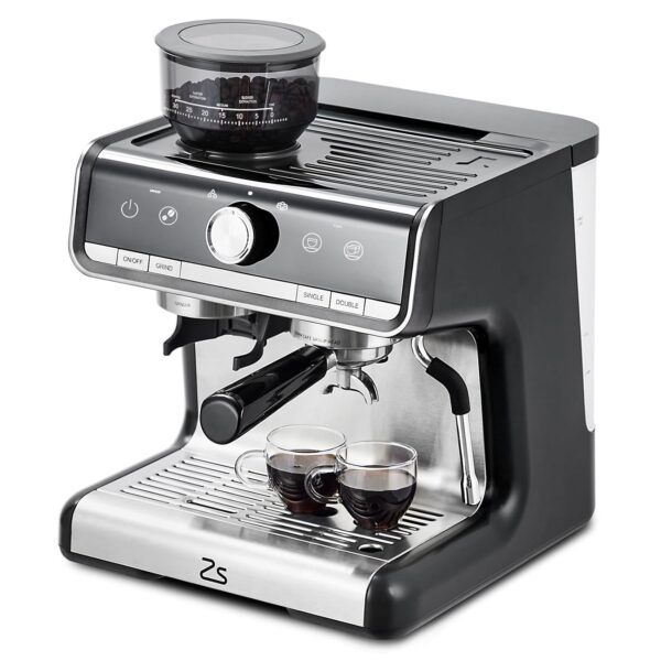 CuisinAid Máquina de café expreso, cafetera de 20 bar con espumador de leche, máquina de café semiautomática para capuch