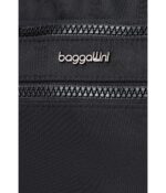 Bolso Baggallini PBL904 Cruzado y de Cinturón Negro Nailon 6.5 x 11 x 2.5 pulgadas