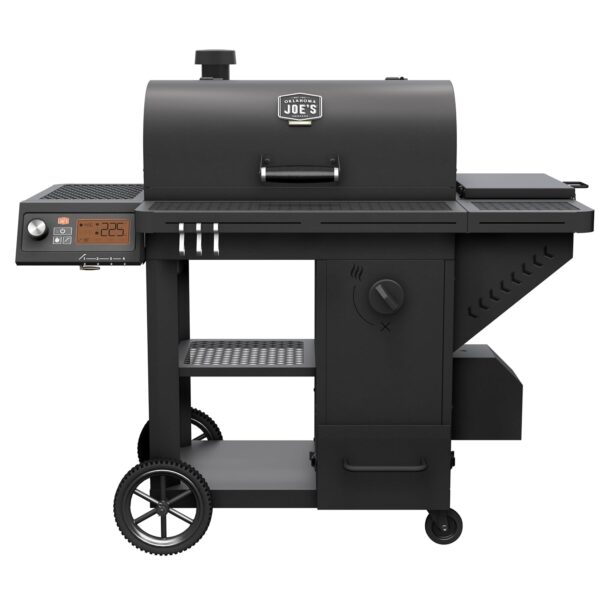Ahumador y Parrilla de Carbón Oklahoma Joe's Tahoma 900 Deluxe 24203105 Alimentación Automática Color Negro 875 Pulgadas