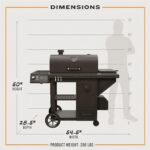 Ahumador y Parrilla de Carbón Oklahoma Joe's Tahoma 900 Deluxe 24203105 Alimentación Automática Color Negro 875 Pulgadas