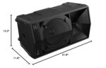 Altavoz de Fiesta AlphaTheta WAVE-EIGHT Portátil con Batería Bluetooth 8 Pulgadas Impermeable 100 Vatios