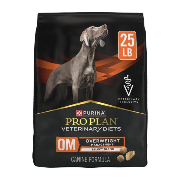 Alimento Seco para Perro Purina Pro Plan Veterinary Diets OM Select Blend Control de Sobrepeso Fórmula de Pollo Bolsa 25