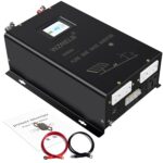 Inversor de Corriente WZRELB SPVC350036 Fase Dividida 3500W 36V a 120V 240V Onda Sinusoidal Pura Pico 7000W