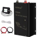 Inversor de onda sinusoidal pura WZRELB SPWR350036 3500W 36V a 120V 240V fase dividida
