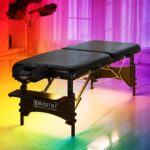 Mesa de Masaje Portátil Master Massage Galaxy 30 Pulgadas con Sistema de Iluminación Ambiental Aurora Multicolor