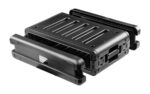 Odyssey Estuche hermético para rack de 2U con 2 compartimentos para micrófonos