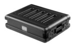 Odyssey Estuche hermético para rack de 2U con 2 compartimentos para micrófonos