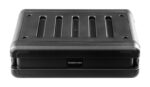 Odyssey Estuche hermético para rack de 2U con 2 compartimentos para micrófonos