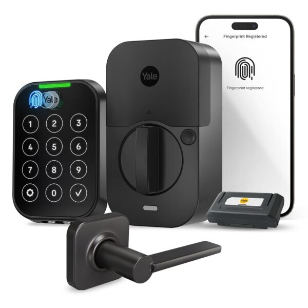 Yale Assure Lock - Cerrojo de seguridad de 2 táctiles, cerradura inteligente de puerta de entrada sin llave de gamuza ne