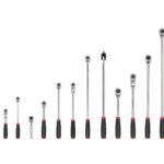 Juego de Trinquete y Barra de Disyuntor TEKTON SDR99904 de Liberación Rápida 1/4 3/8 1/2 Pulgada 15 Piezas