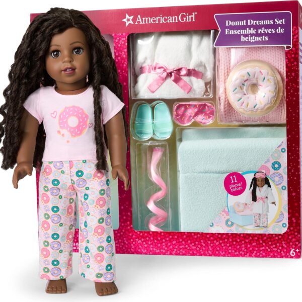 Muñeca American Girl HNT32 18 pulgadas Set de Pijamas Donut Dreams