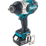 Kit Llave de Impacto Inalámbrica Makita XWT19T 18V LXT Sin Escobillas 3 Velocidades 1/2 Pulgadas con Yunque de Retención