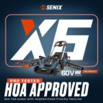 Batería de Iones de Litio SENIX X6 B40X6 60 Voltios Máx 4 Ah 224Wh Azul