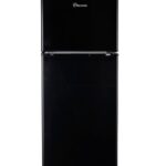 SIMPLI-MAGIC 79565 - Congelador de doble puerta de 4.0 pies cúbicos, mini refrigerador para oficina, dormitorio, termost