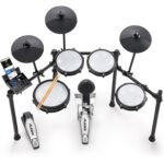 Batería Electrónica Alesis Nitro Max Kit 8 Piezas Caja de Doble Zona 10 Pulgadas Bluetooth Negro con Baquetas Vic Firth