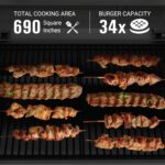 Parrilla de Pellets Coleman Cookout 700 CO-700PG 690 Pulgadas Cuadradas Negro