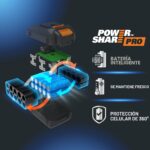Cortacésped Inalámbrico WORX Nitro WG752 40V 21 pulgadas con Aerodeck e Intellicut