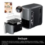 Ninja Freidora de aire, 10 cuartos de galón DoubleStack XL 2 cestas, diseño compacto, cocina pollo entero de 5 libras, a