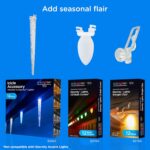 Luces Permanentes para Exteriores Enbrighten Vibe Eternity Modelo 82729 50 Pies 36 LEDs RGBWIC IP67 Compatible con Alexa