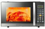 Emerson MWG1191SB - Horno microondas de 1.1 pies cúbicos con función de parrilla incorporada, potencia de 1100 W, acero