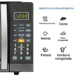 Emerson MWG1191SB - Horno microondas de 1.1 pies cúbicos con función de parrilla incorporada, potencia de 1100 W, acero