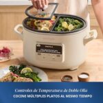 Crock-Pot MultiMeal Multicooker y olla de cocción lenta programable con función de horneado Leche de avena