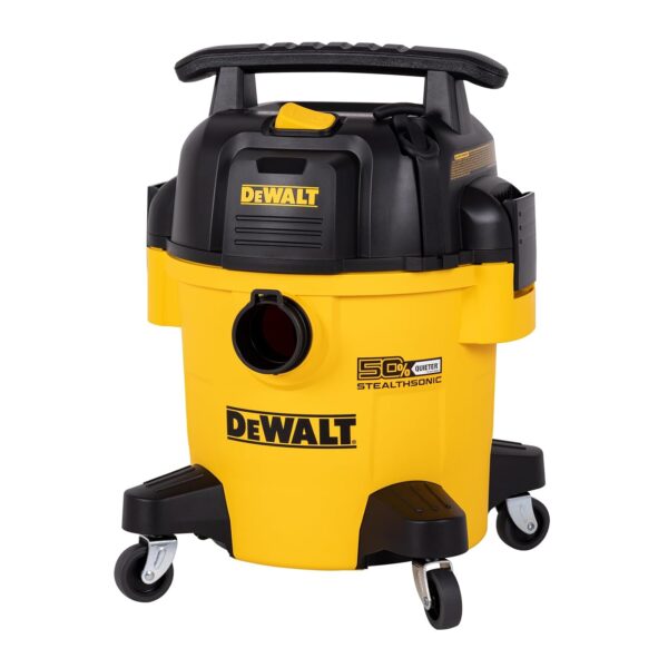 DEWALT STEALTHSONIC - Aspiradora ultra silenciosa para tienda Wet Dry Shop Vac de 5 galones, aspiradora ultra silenciosa