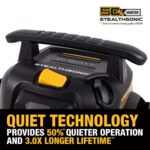 DEWALT STEALTHSONIC - Aspiradora ultra silenciosa para tienda Wet Dry Shop Vac de 5 galones, aspiradora ultra silenciosa