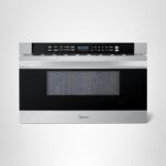 Midea MM12S2ASZ Horno microondas, cajón de 1.2 pies cúbicos, acero inoxidable, cerradura de seguridad para niños