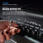 BOSS Katana Artist Gen 3 Amplificador de Guitarra | Amplificador Combo Insignia de 100 Vatios | Altavoz Waza de 12 Pulga