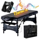 Mesa de Masaje Master Massage Galaxy LX Therma Top 30 pulgadas Negro Nano con Cojín MusicMaster