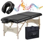 Mesa de Masaje Master Massage Balboa 30 Pulgadas Negro con Cojín Facial MusicMaster
