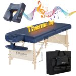 Mesa de Masaje Master Massage Coronado TT 30 Pulgadas Azul Real con Cojín MusicMaster