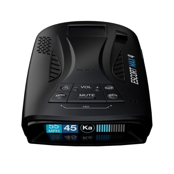 Detector de Radar Escort MAX 4 GPS Bluetooth Compatible con Apple CarPlay y Android Auto Pantalla OLED