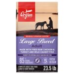 Comida Seca para Perros ORIJEN Receta Adultos Raza Grande Sin Granos Bolsa 23.5 Libras