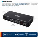 Amplificador BLAUPUNKT BPAHX80DSP 8 Canales Clase D DSP 120 Vatios