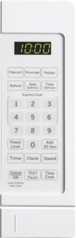 GE Horno microondas para encimera, compacto de 0.7 pies cúbicos, capacidad de 700 vatios, 6 ajustes de cocción automátic