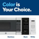 GE Horno microondas para encimera, compacto de 0.7 pies cúbicos, capacidad de 700 vatios, 6 ajustes de cocción automátic