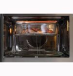 GE GCST10A1WSS Horno de microondas de convección de 1.0 pies cúbicos, microondas de encimera de 1050W con función Air Fr