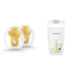 Vasos de Colección Manos Libres Medela Compatibles con Freestyle Flex Pump in Style con MaxFlow y Swing Maxi con 200 Bol