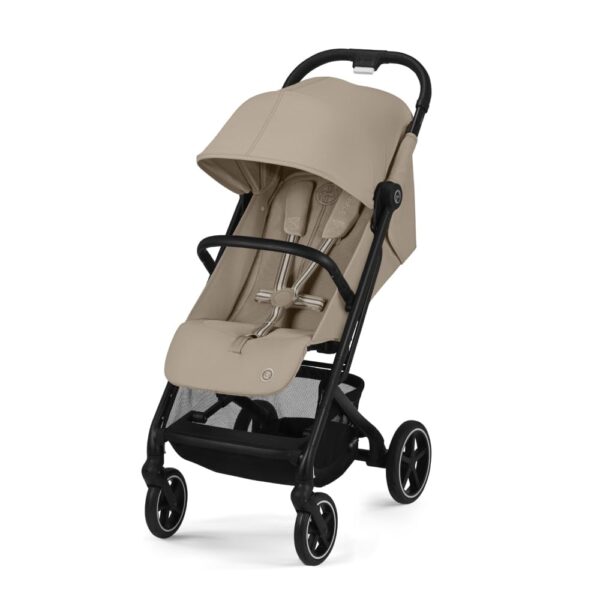 CYBEX Beezy 2 - Cochecito de viaje compacto y ligero, compatible con asientos de automóvil CYBEX, color beige almendra