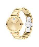 Reloj Movado Bold Evolution 2.0 3601106 para mujer 34mm dorado con cristal