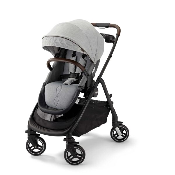 Graco Premier Modes Merge - Carriola con ruedas EZ Spin para rotación de 360 grados, 3 modos: portabebés de asiento de a